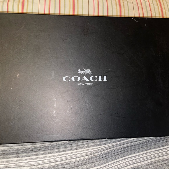 Coach women’s boots, ESSEX SEMI MATTE CALF DARK SADDLE - Picture 9 of 10